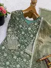 Nsr 883 Silk With Heavy Embroidery Work Top With Sharara Dupatta Wholesale Online